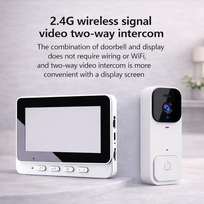 Wireless Smart Video Doorbell Camera