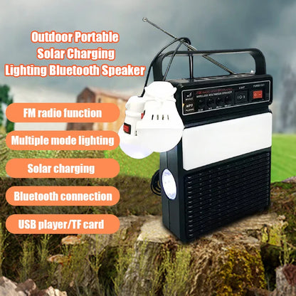 Portable radio Bluetooth speaker