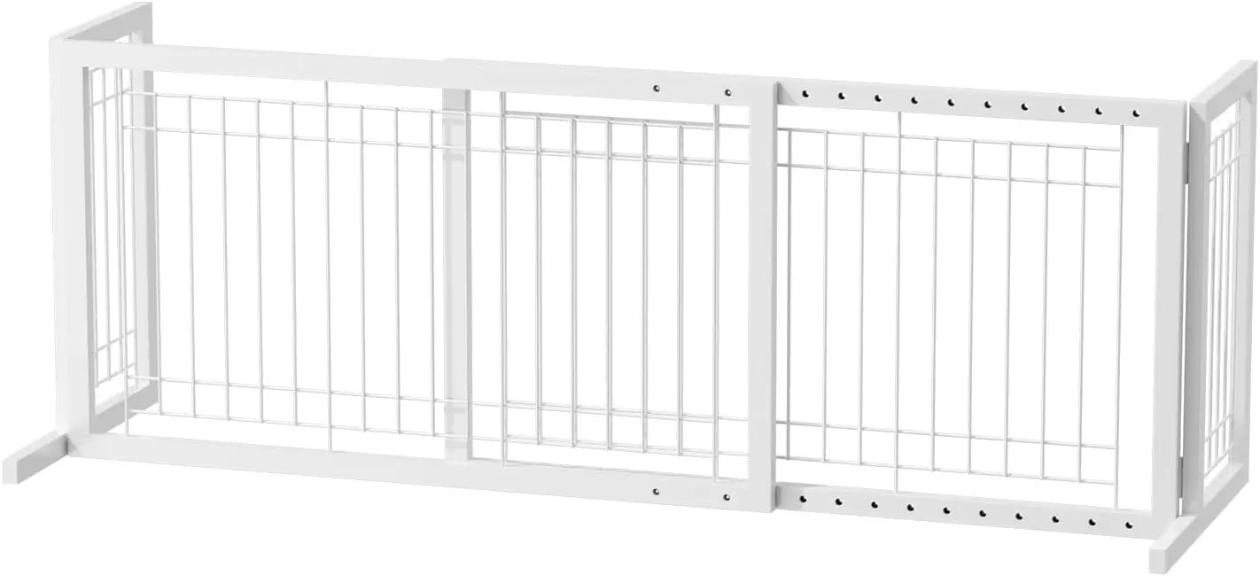 37"-68" Wide Adjustable Free Standing Dog Gate