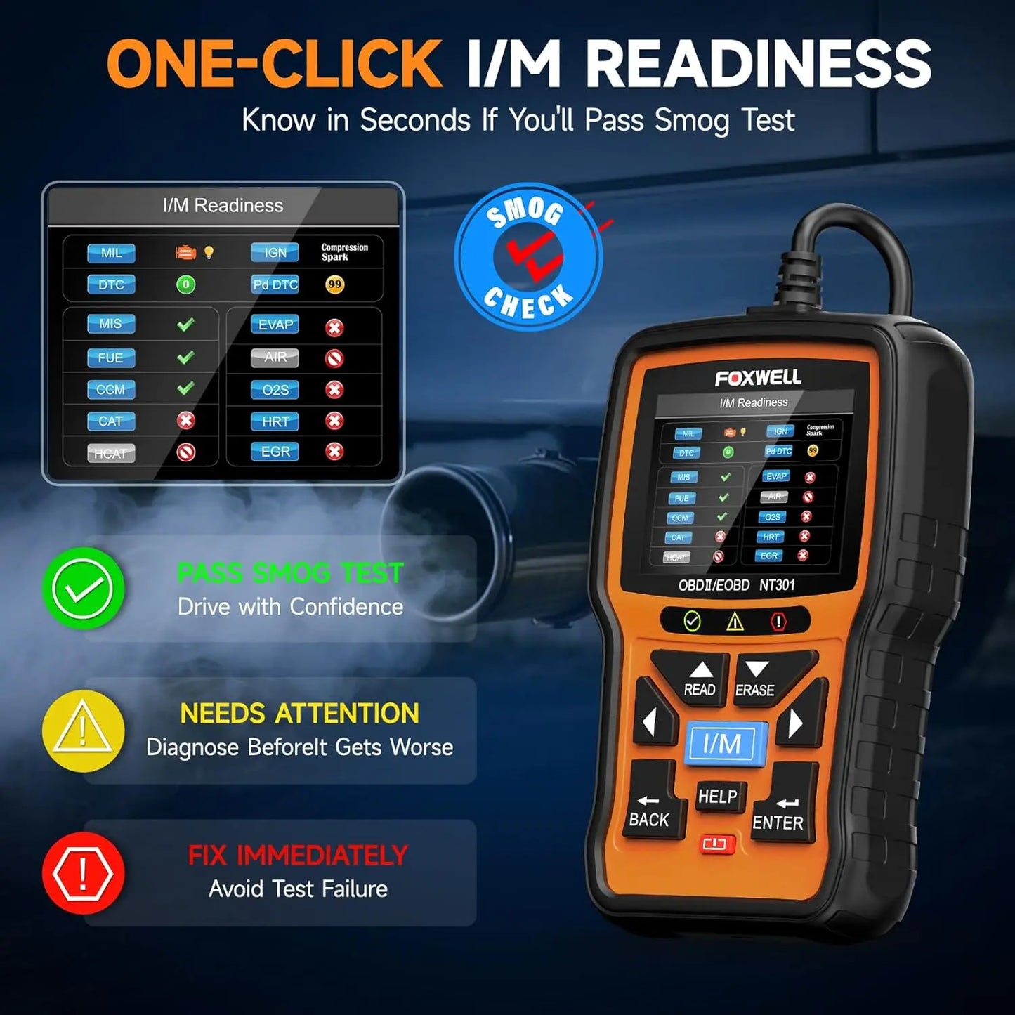 OBD2 Scanner Check Engine Code Reader