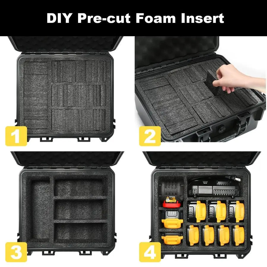 Waterproof Case Customizable Foam