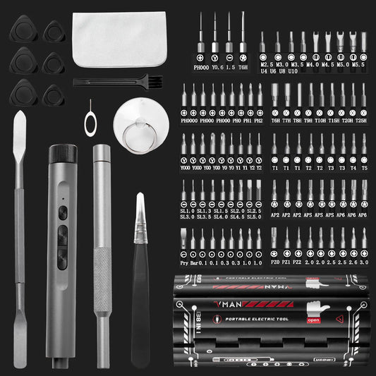 138 In 1 Electric Professional Cordless Screwdriver Set