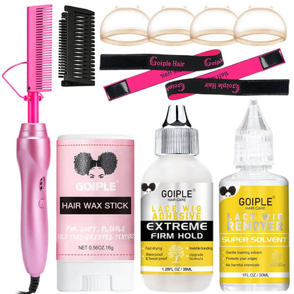Electric Hot Comb Fast Heating Straightener Curling Iron