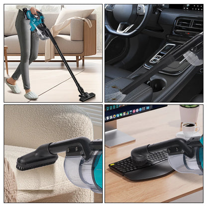 Cordless Portable Handheld Power Vacuum Cleaner Multi-function Dust Cleaning Tool For Makita 18v Battery