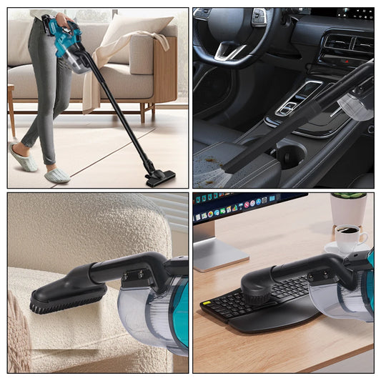 Cordless Portable Handheld Power Vacuum Cleaner Multi-function Dust Cleaning Tool For Makita 18v Battery