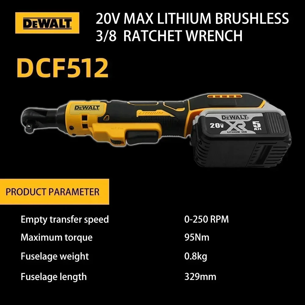 3/8 Inch Brushless Ratchet Right Angle Wrench