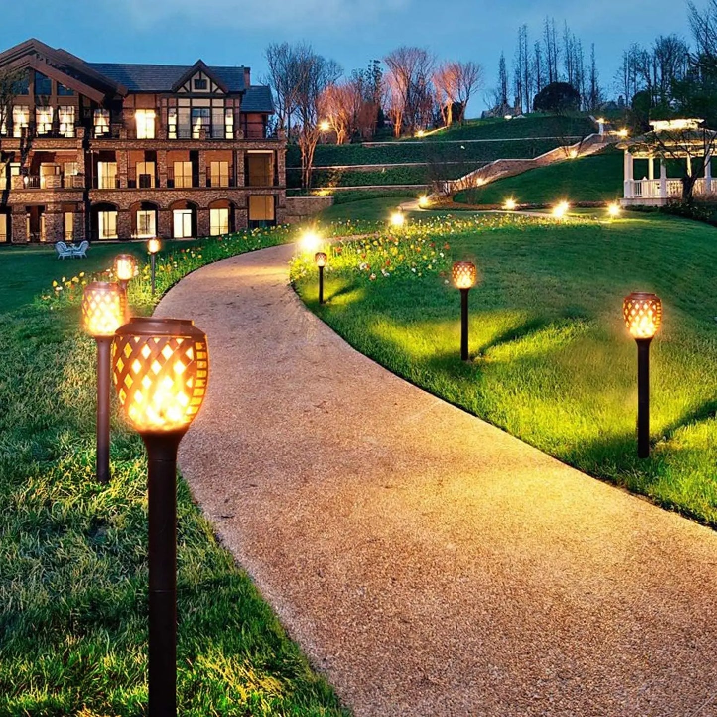 8-Piece Solar Lights, Outdoor