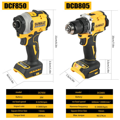 DeWalt  20V MAX Lithium - Ion Brushless Combo Kit