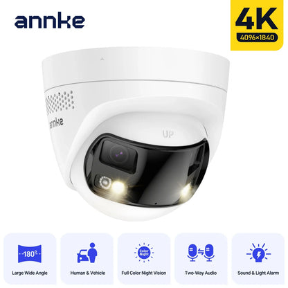 Security Camera 180°Panoramic Dual Lens outdoor