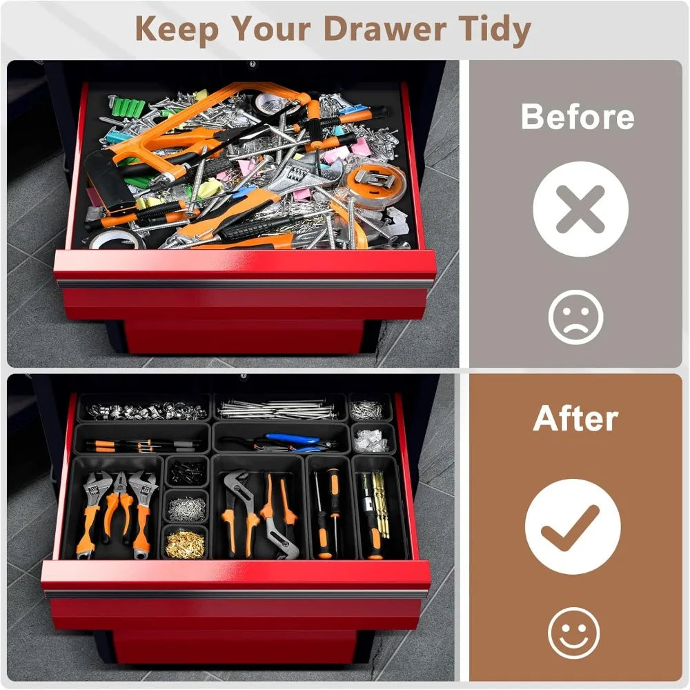 69-Piece Tool Box Organizer Set