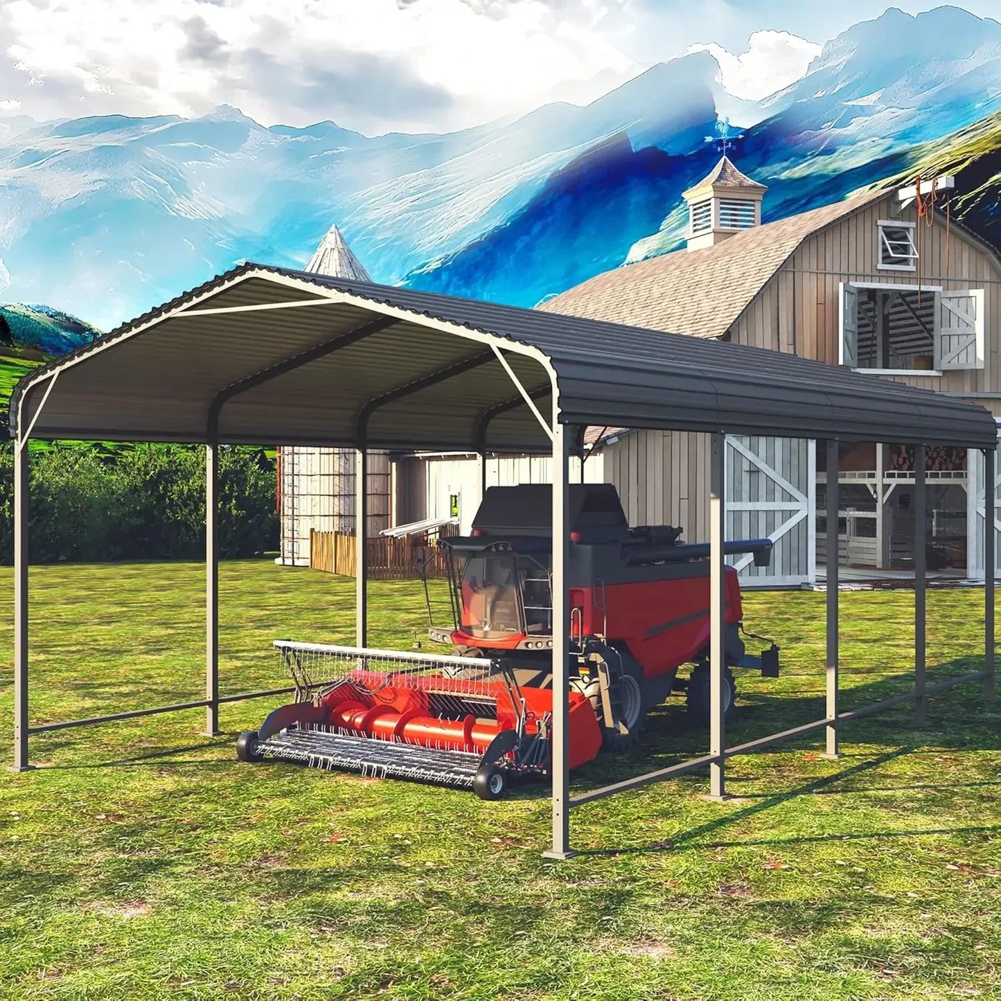 12x20FT Metal Carport