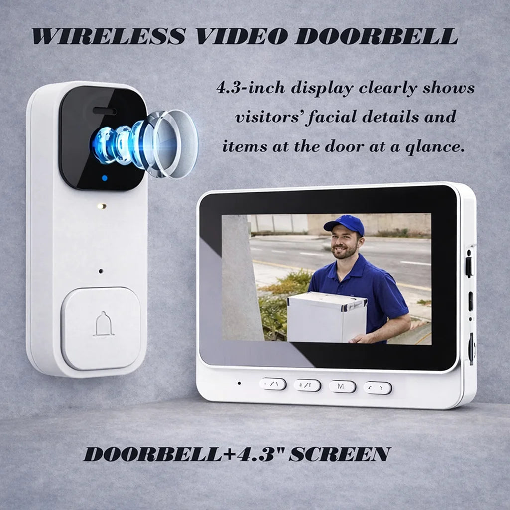 Wireless Smart Video Doorbell Camera