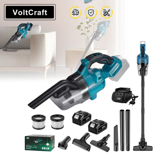 Cordless Portable Handheld Power Vacuum Cleaner Multi-function Dust Cleaning Tool For Makita 18v Battery