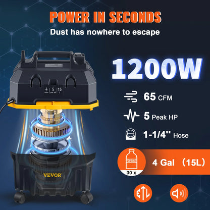 Wet and Dry Vacuum Cleaner