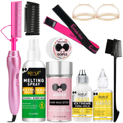 Electric Hot Comb Fast Heating Straightener Curling Iron