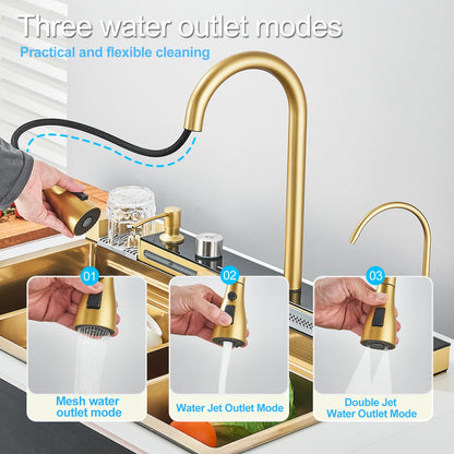 Waterfall Kitchen Sink