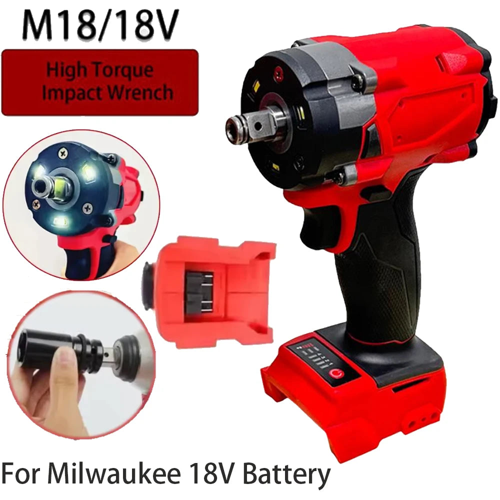 Brushless Impact Wrench  Electric Driver 1/2"