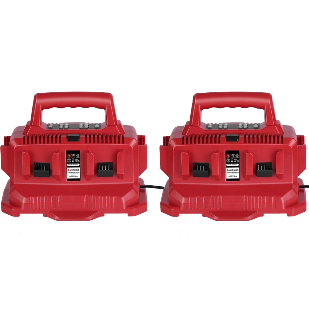 6 Port Charger Compatible with Milwaukee