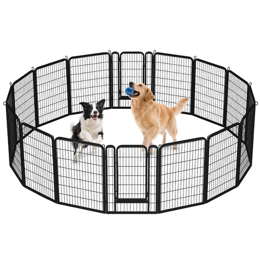 Dog Playpen with Door, Outdoor/Indoor