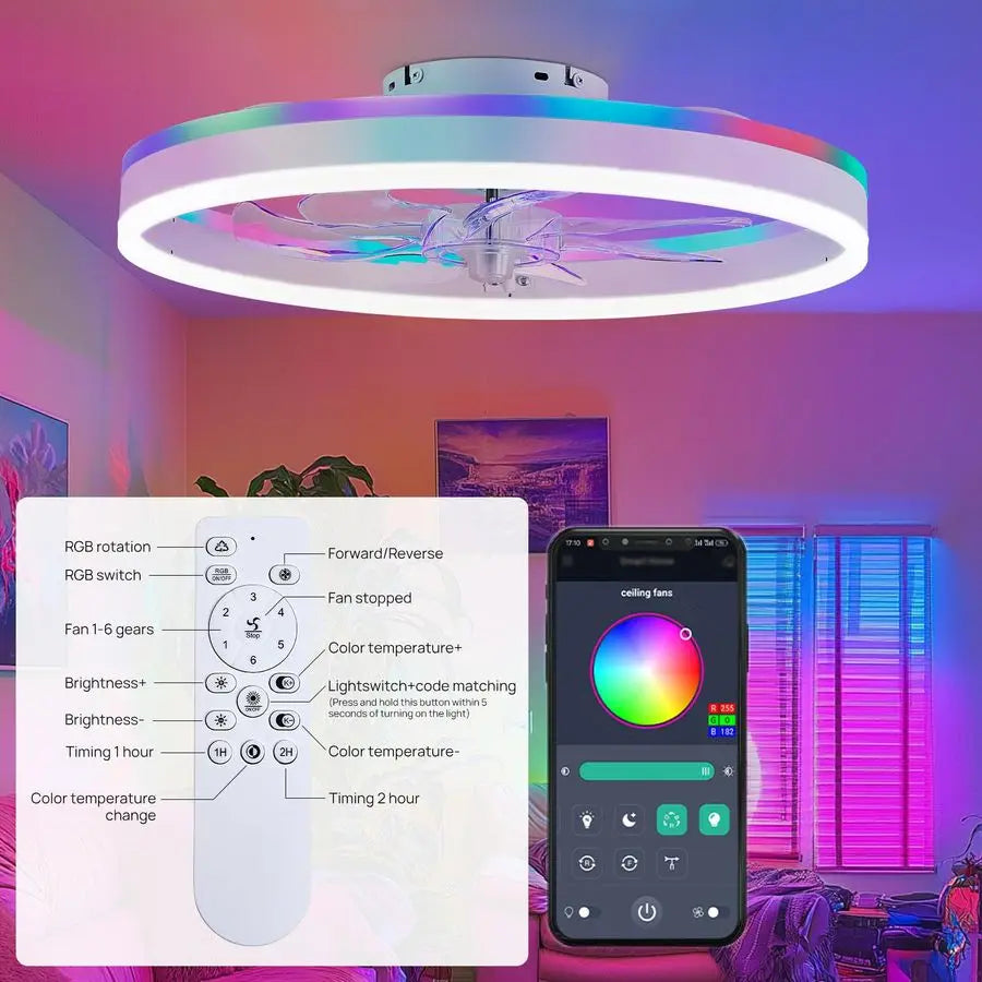 RGB Ceiling Fan
