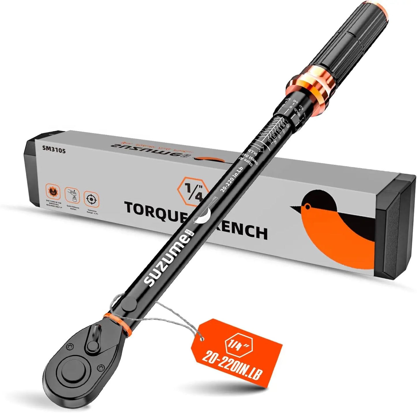 3PCS 1/4' & 3/8' & 1/2'   Torque Wrench Set