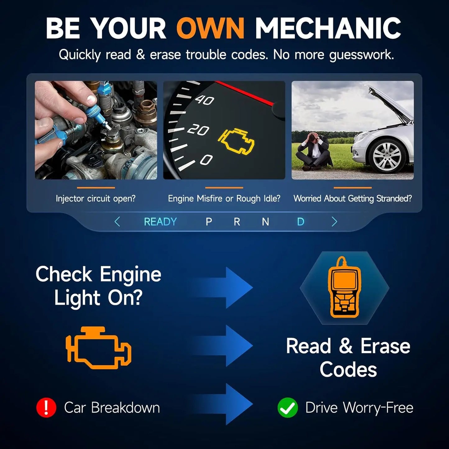 OBD2 Scanner Check Engine Code Reader