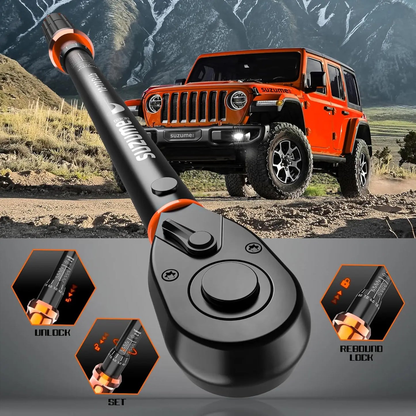 3PCS 1/4' & 3/8' & 1/2'   Torque Wrench Set
