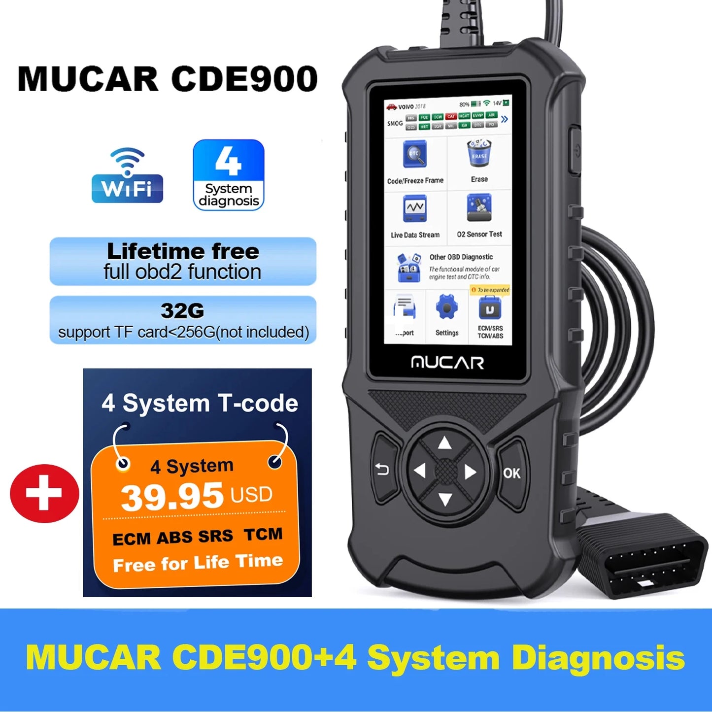 Pro OBD2 Diagnostic Tool