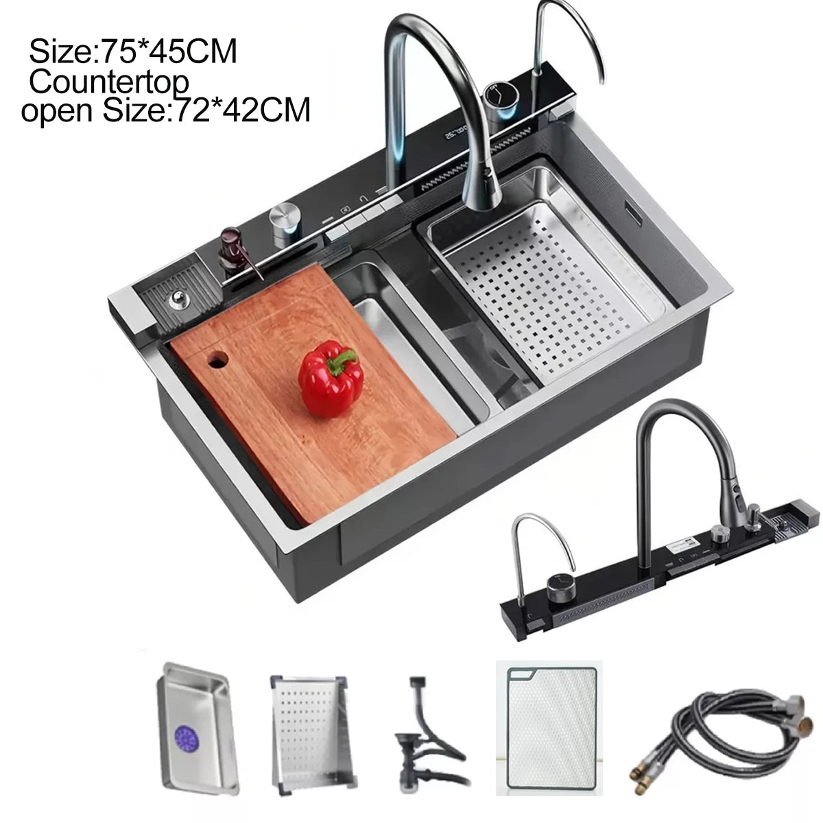 Waterfall Kitchen Sink