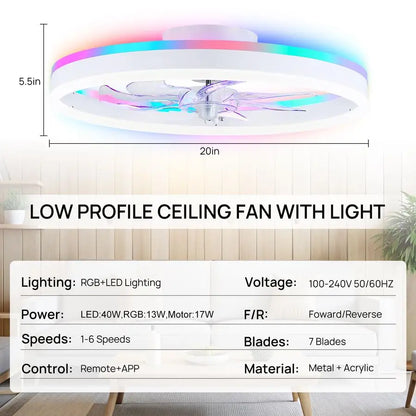 RGB Ceiling Fan