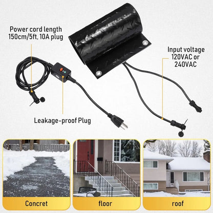 3 Pcs Snow Melting Walkway Mat