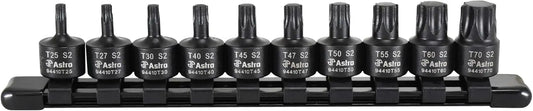 Pneumatic Tool 10-Piece 3/8' Drive  Impact Torx Bit Sockets