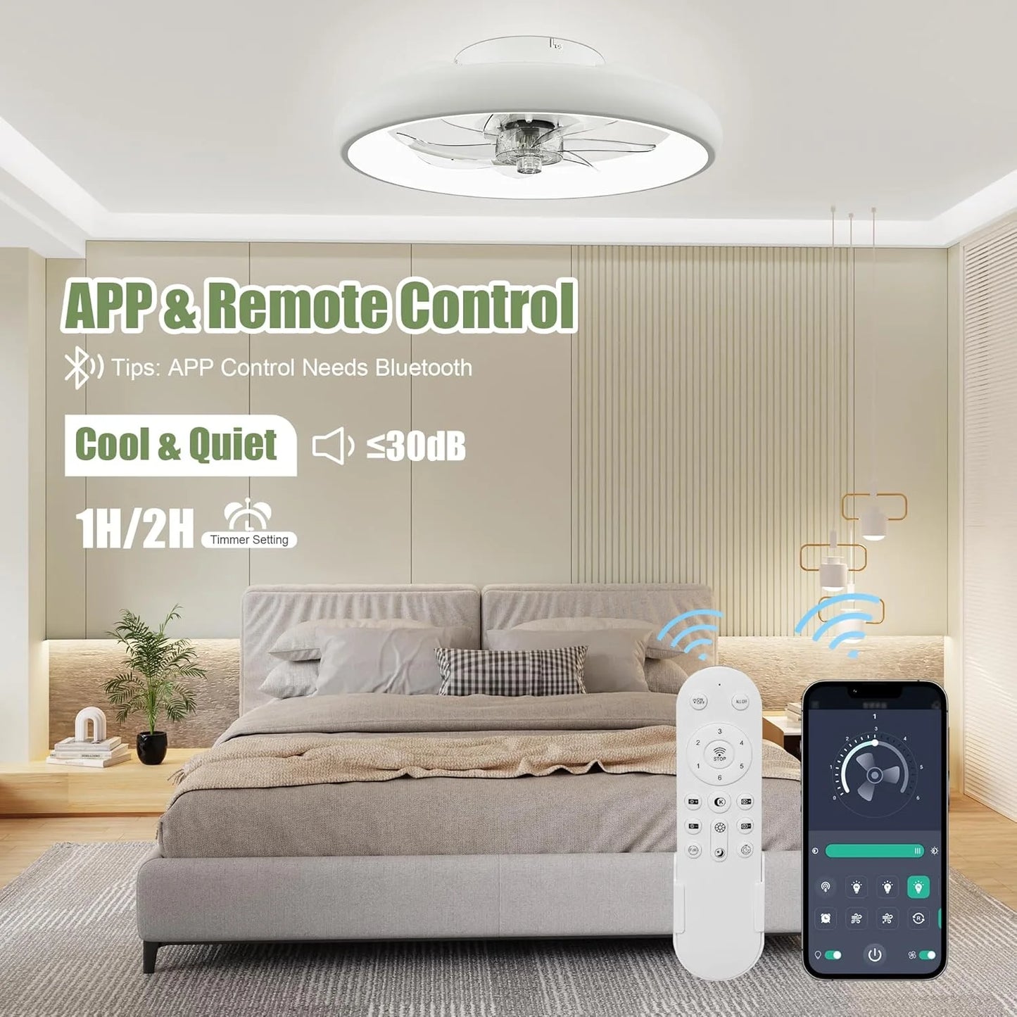 Ceiling Fan with Remote