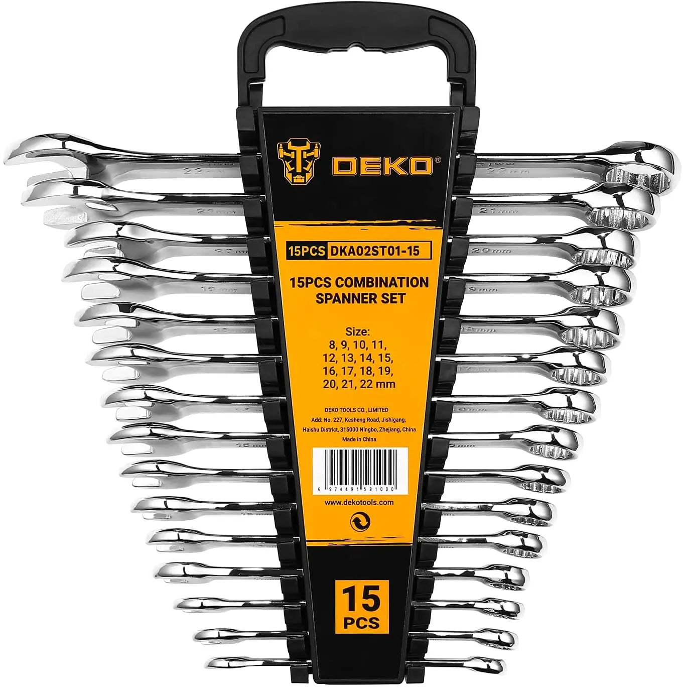 Combination Wrench Set, SAE & Metric
