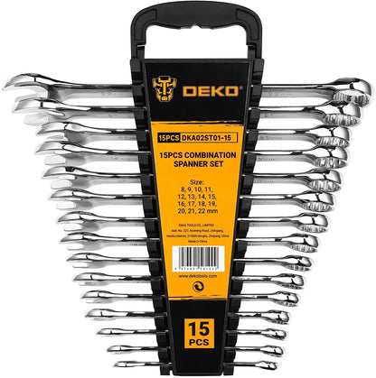 Combination Wrench Set, SAE & Metric