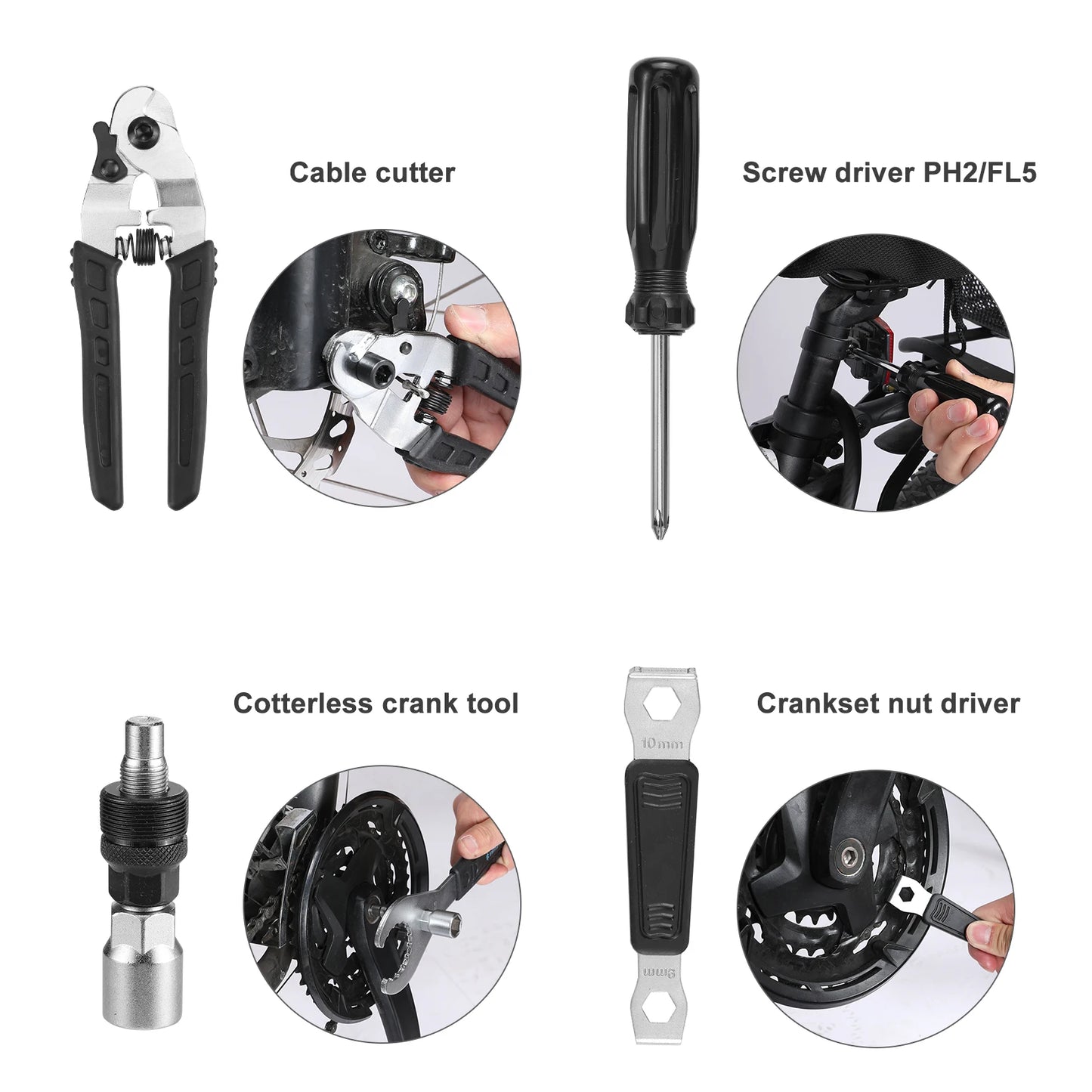 30 Piece Bike Repair Tool Kit